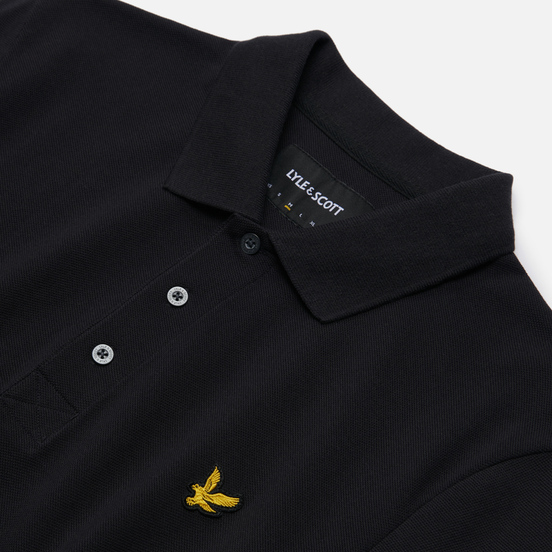 Мужское поло Lyle & Scott Plain Classic Style True Black