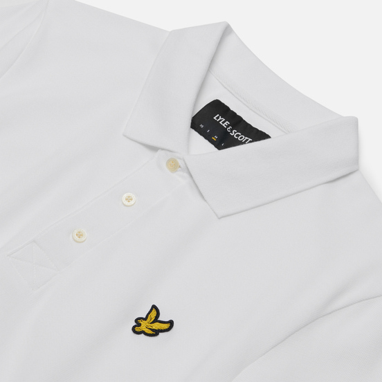 Мужское поло Lyle & Scott Plain Classic Style White