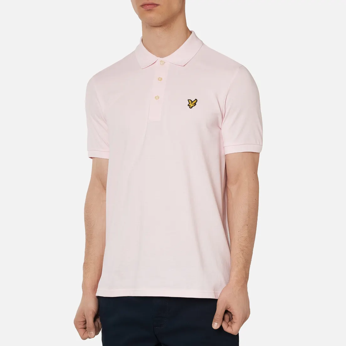 Lyle & Scott Мужское поло Plain Pique Jersey Regular Fit