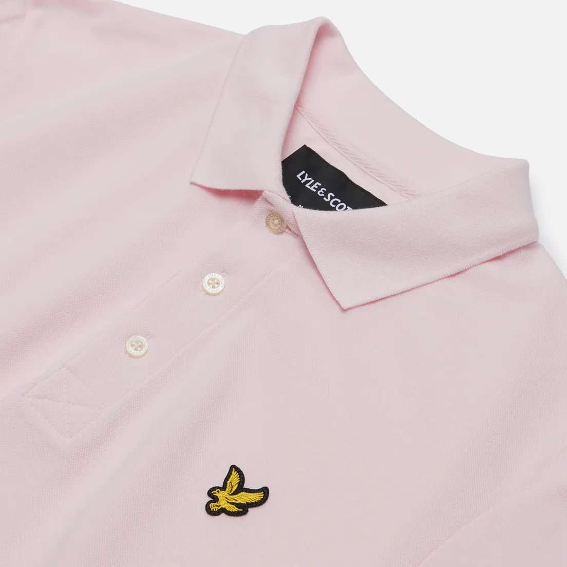 Lyle & Scott Мужское поло Plain Pique Jersey Regular Fit