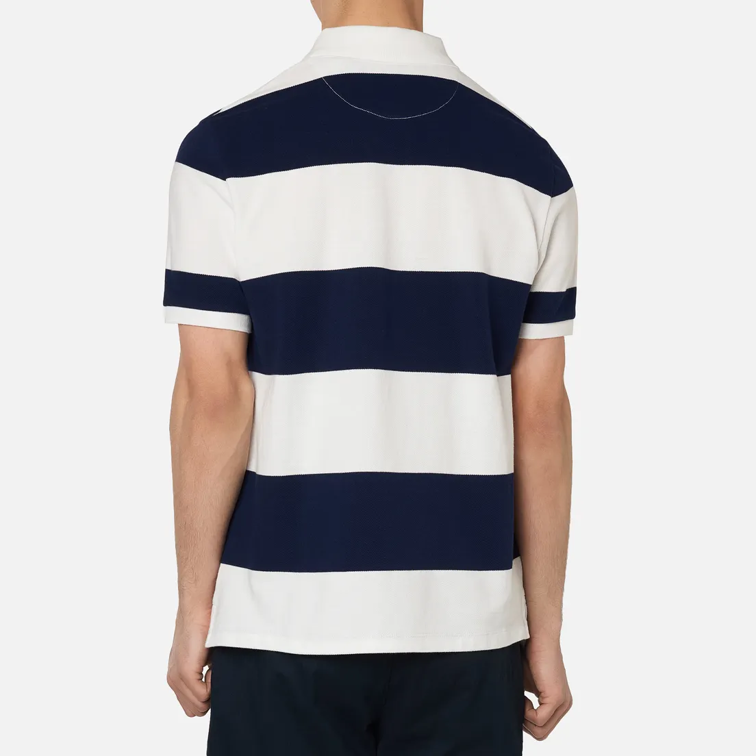 Lyle & Scott Мужское поло Wide Stripe