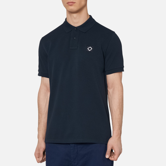 Мужское поло MA.Strum Pique Dark Navy