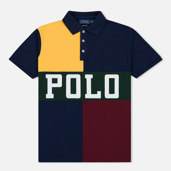 Мужское поло Polo Ralph Lauren Color Block Gold Bugle/Multicolor