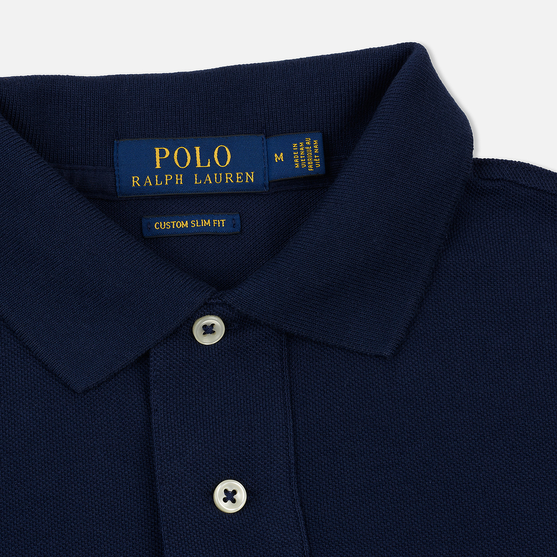 Polo Ralph Lauren Мужское поло Custom Slim Fit Cotton Mesh