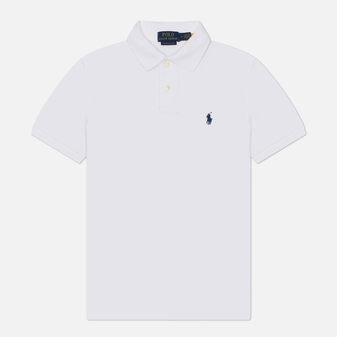 Polo Ralph Lauren Мужское поло Custom Slim Fit Cotton Mesh