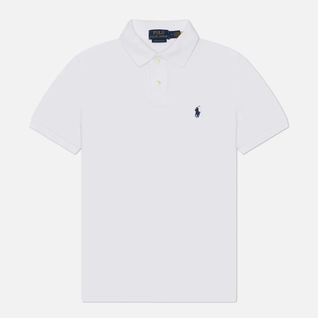 Polo Ralph Lauren Мужское поло Custom Slim Fit Cotton Mesh