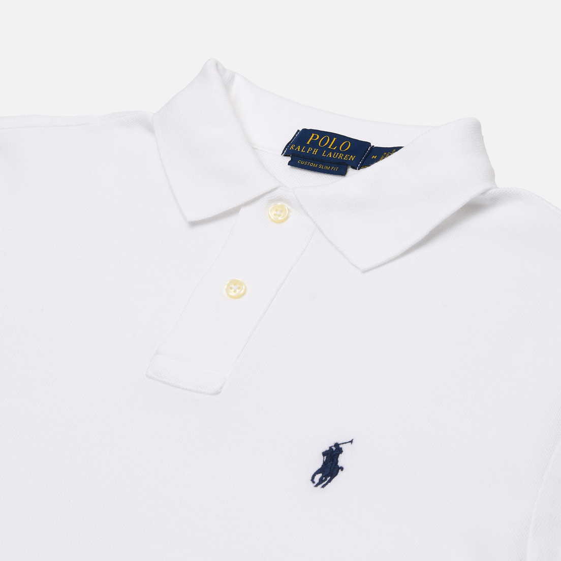 Polo Ralph Lauren Мужское поло Custom Slim Fit Cotton Mesh