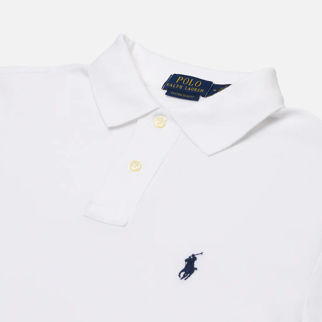Polo Ralph Lauren Мужское поло Custom Slim Fit Cotton Mesh