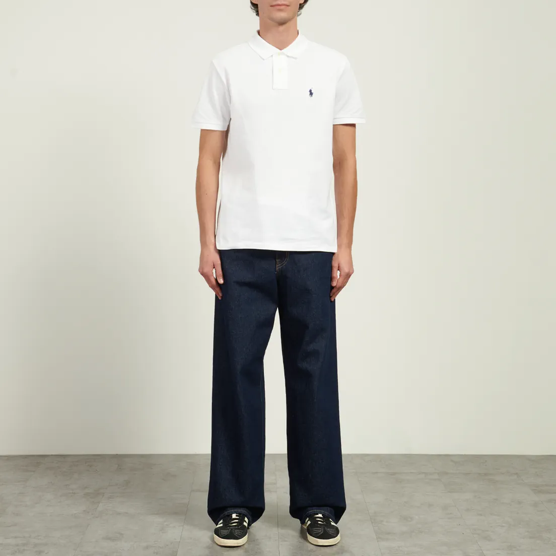 Polo Ralph Lauren Мужское поло Custom Slim Fit Cotton Mesh