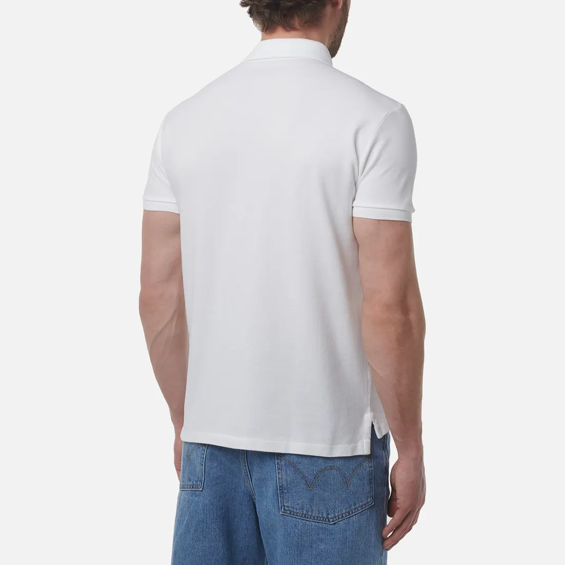 Polo Ralph Lauren Мужское поло Custom Slim Fit Cotton Mesh