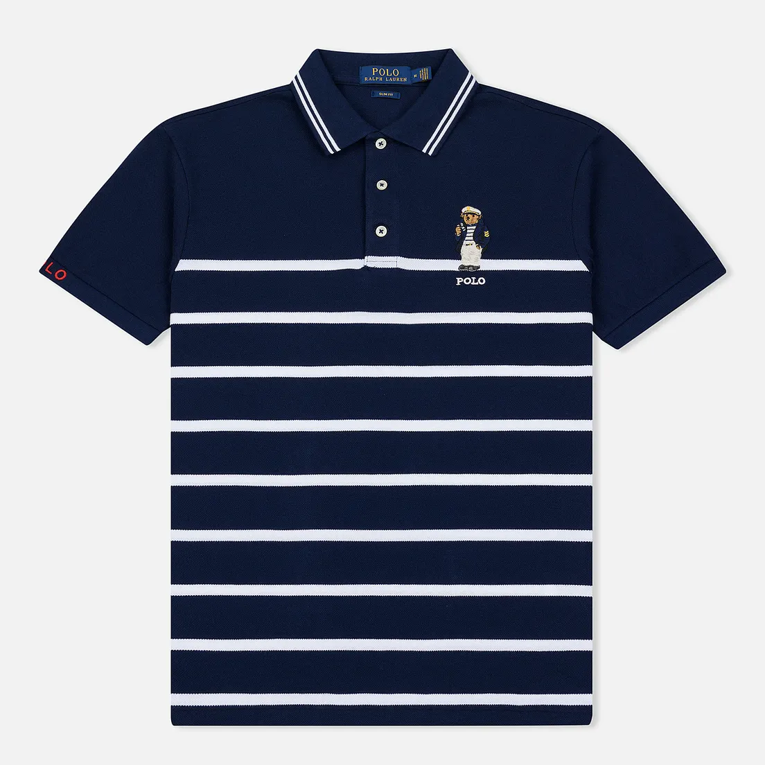 Polo Ralph Lauren Мужское поло Embroidered Polo Bear Stripe