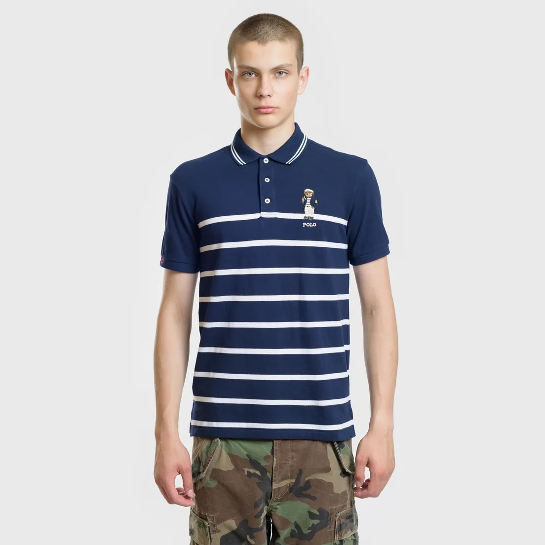 Polo Ralph Lauren Мужское поло Embroidered Polo Bear Stripe