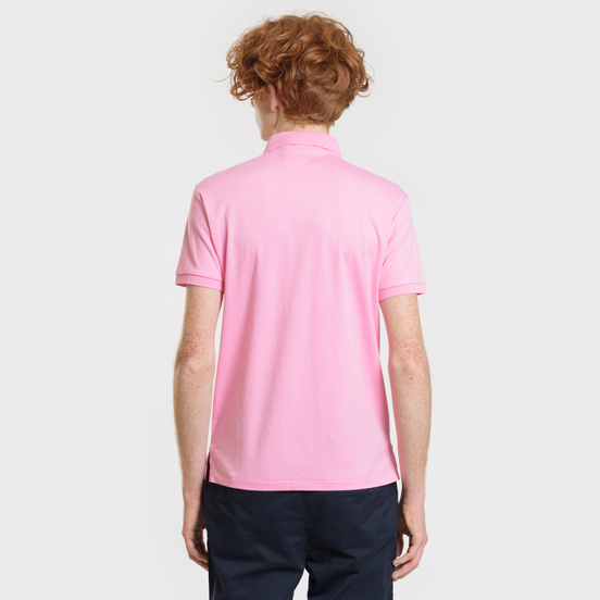 Мужское поло Polo Ralph Lauren Logo Embroidered Slim Fit Harbor Pink