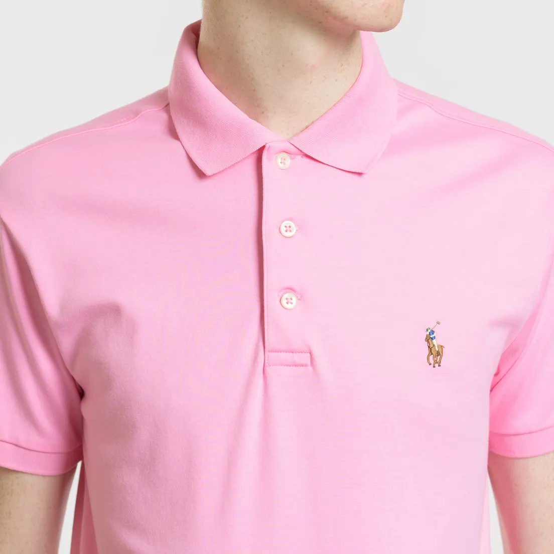 Polo Ralph Lauren Мужское поло Logo Embroidered Slim Fit