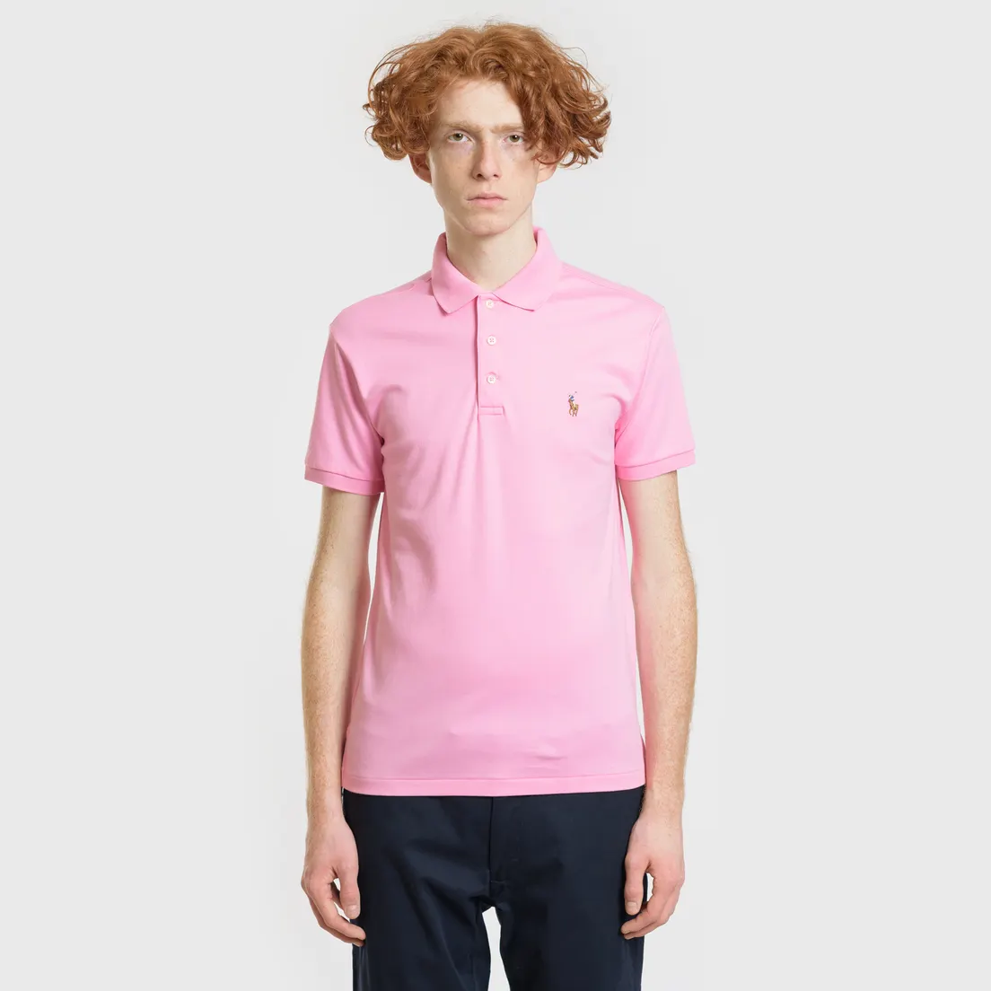 Polo Ralph Lauren Мужское поло Logo Embroidered Slim Fit