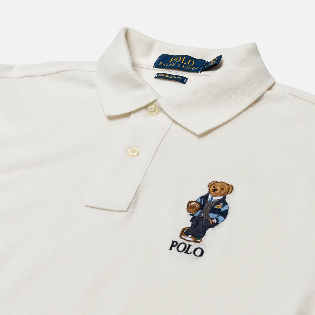 Polo Ralph Lauren Мужское поло Bear Ready Play Football In Polo Style