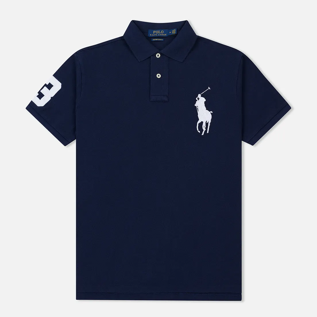 Polo Ralph Lauren Мужское поло Slim Fit Cotton Mesh Big Logo