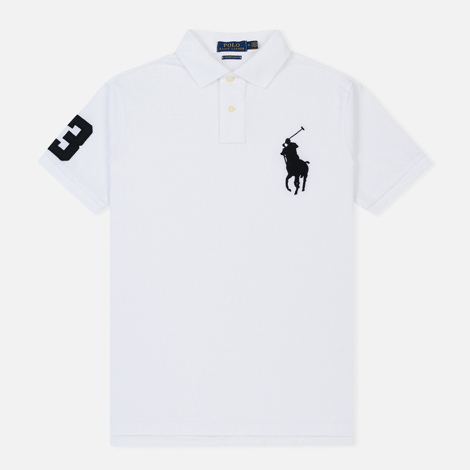 Мужское поло Polo Ralph Lauren Slim Fit Cotton Mesh Big Logo