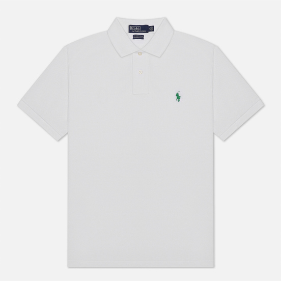 Мужское поло Polo Ralph Lauren The Earth Polo Recycled Mesh White