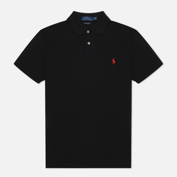 Мужское поло Polo Ralph Lauren The Iconic Basic Mesh Custom Slim Fit