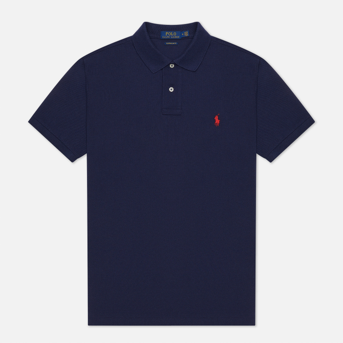 Мужское поло Polo Ralph Lauren The Iconic Basic Mesh Custom Slim Fit