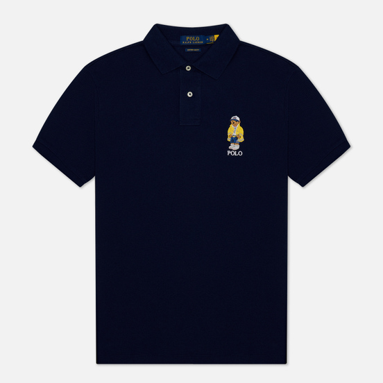 Мужское поло Polo Ralph Lauren Yachting Bear Embroidered Cruise Navy