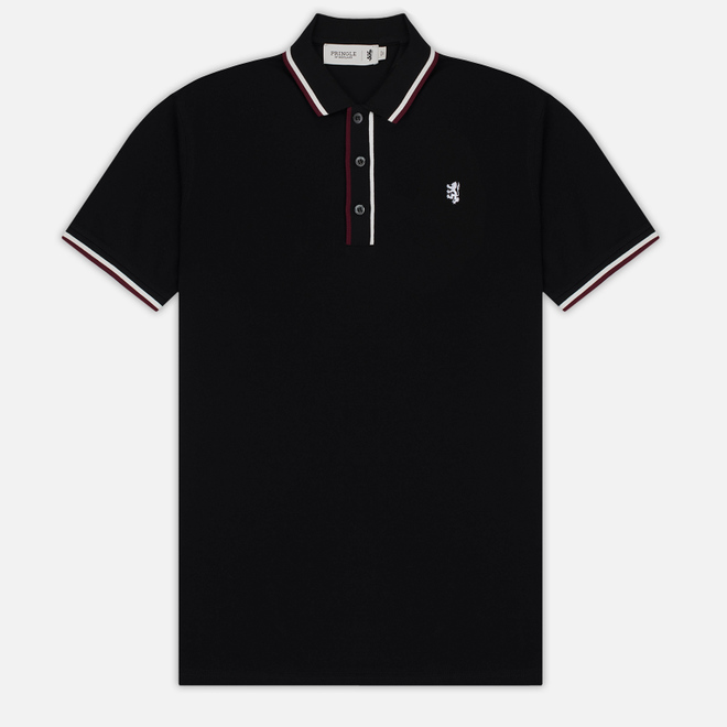 Мужское поло Pringle of Scotland Classic Slim Fit Black