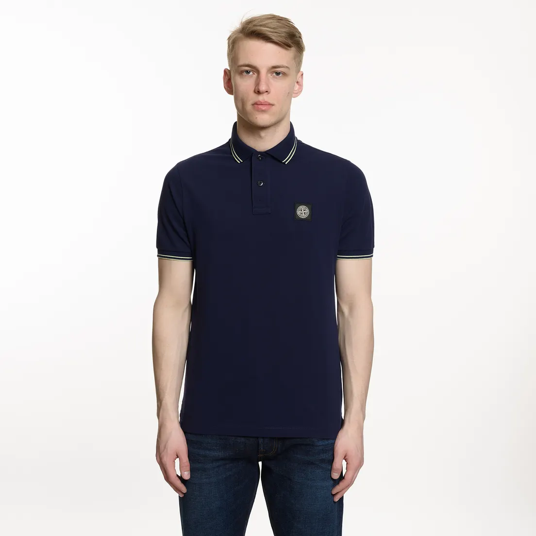 Stone Island Мужское поло Patch Program