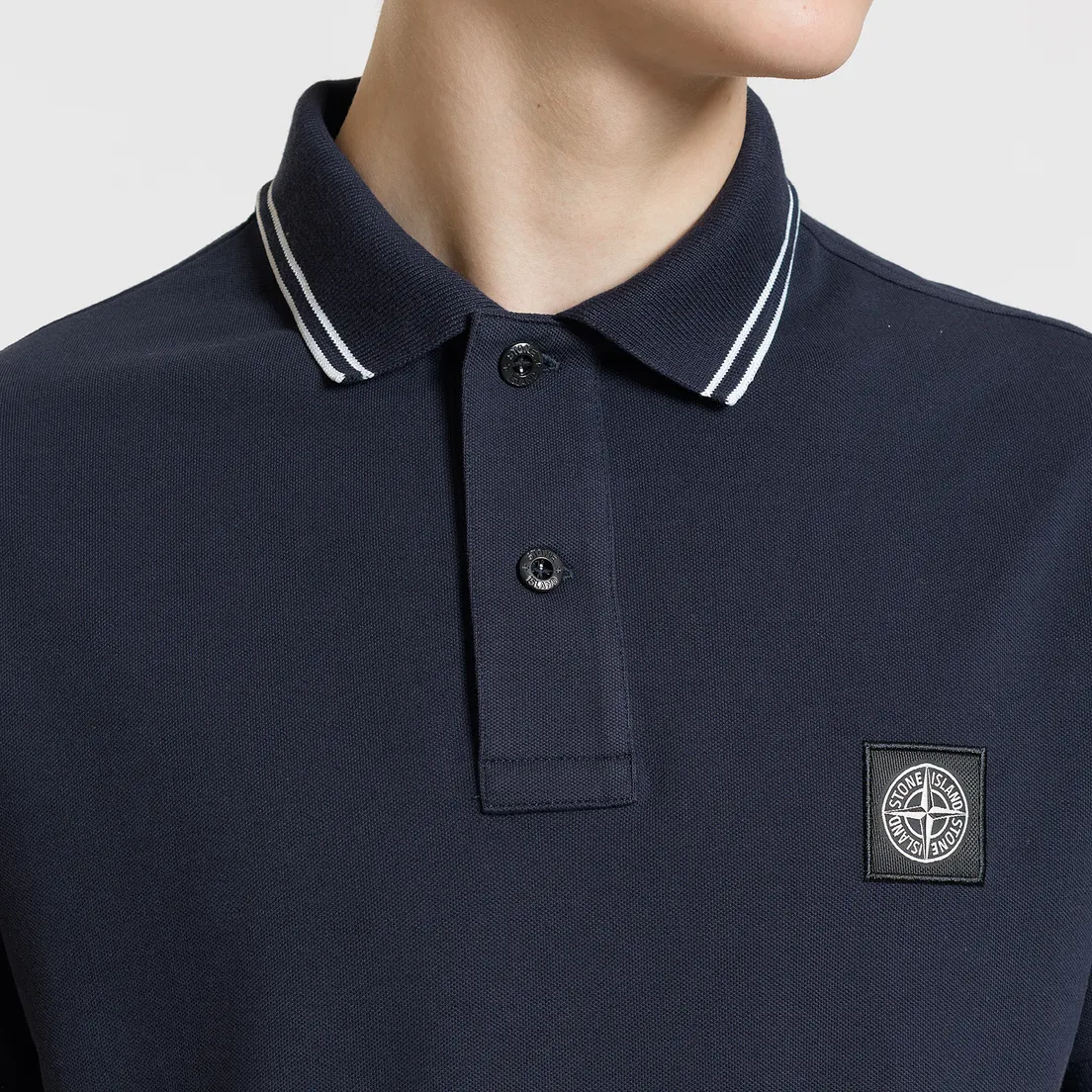 Stone Island Мужское поло Patch Program