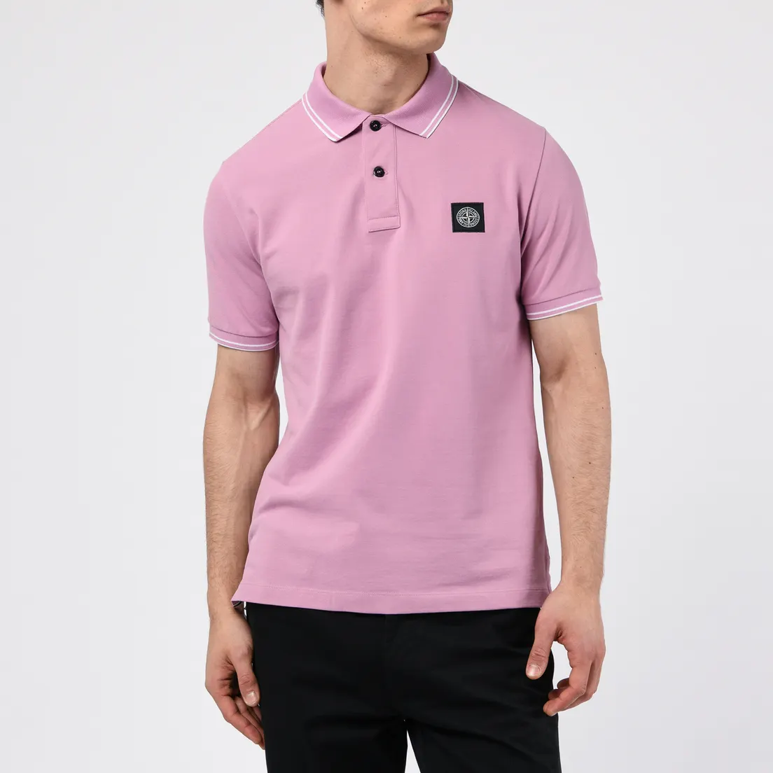 Stone Island Мужское поло Patch Program
