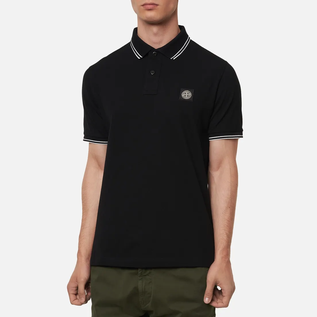 Stone Island Мужское поло Patch Program Slim Fit