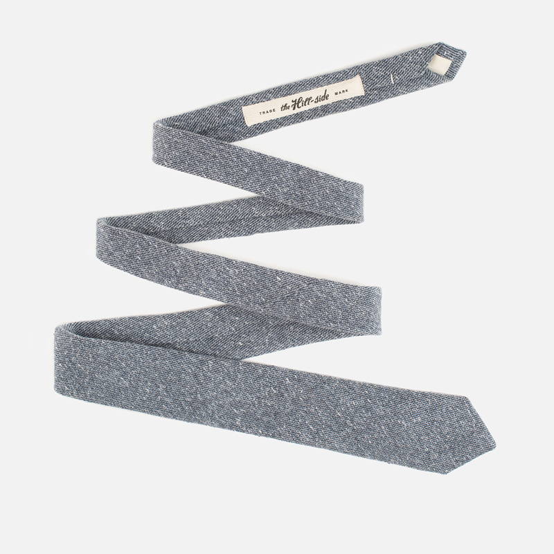 The Hill-Side Мужской галстук Pointed Cotton Blend Blanket Twill