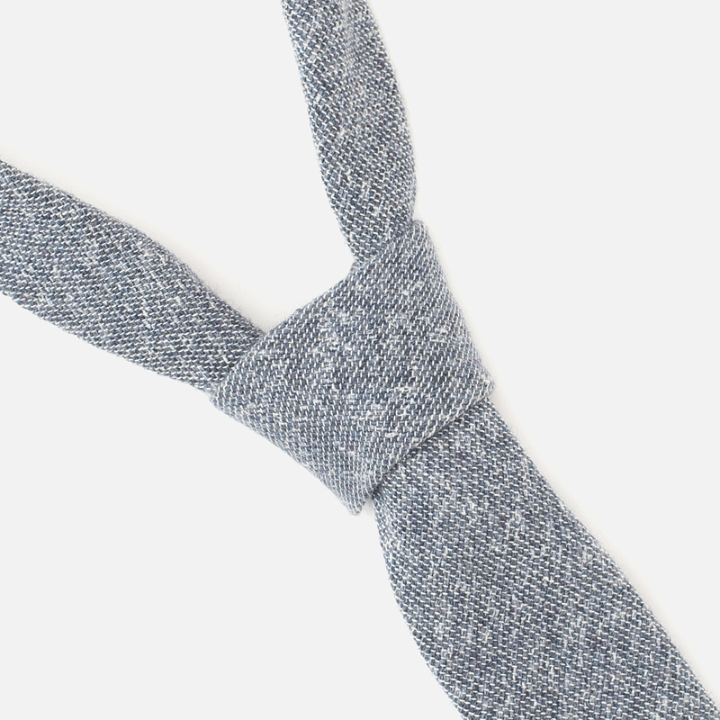 The Hill-Side Мужской галстук Pointed Cotton Blend Blanket Twill