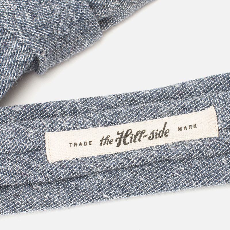The Hill-Side Мужской галстук Pointed Cotton Blend Blanket Twill