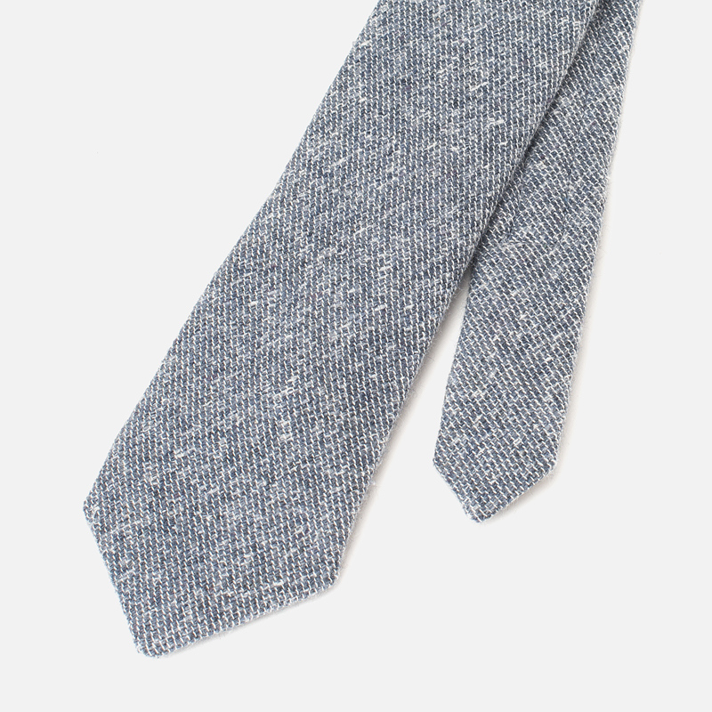 The Hill-Side Мужской галстук Pointed Cotton Blend Blanket Twill