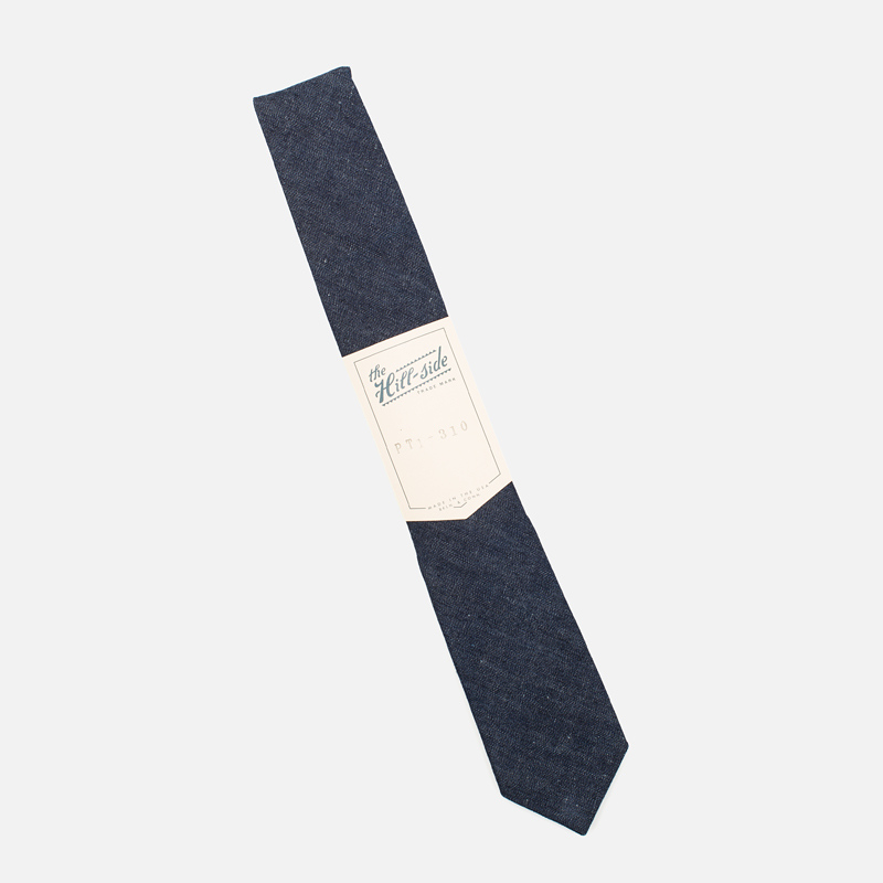 The Hill-Side Мужской галстук Selvedge Lightweight Weft-Slub
