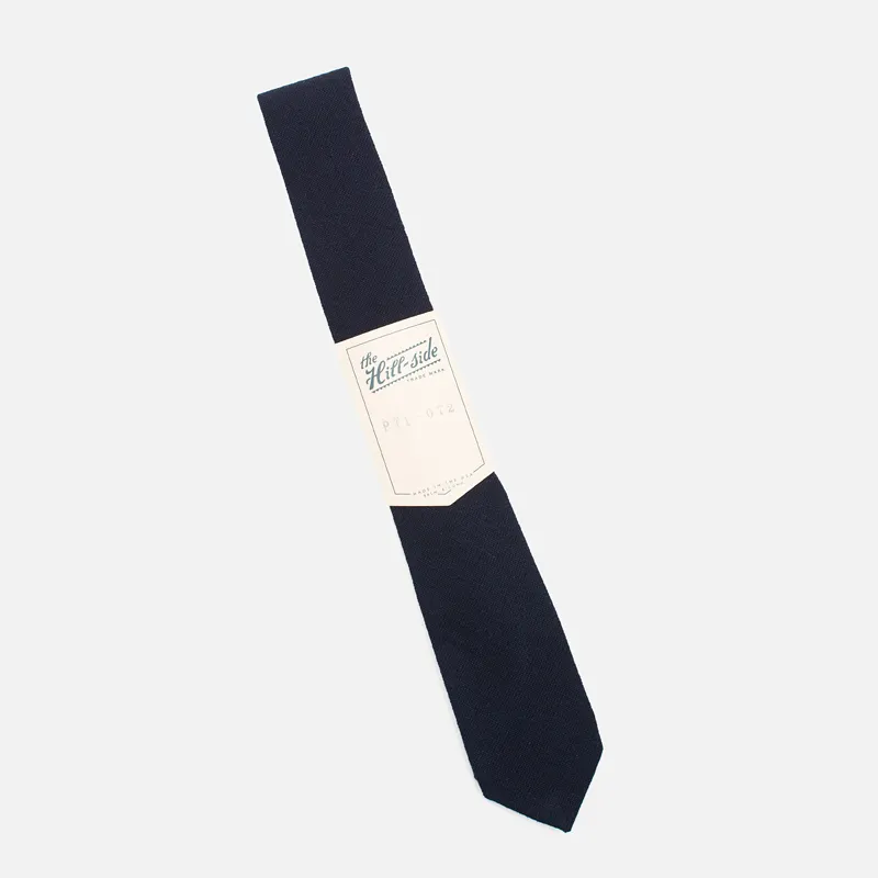 The Hill-Side Мужской галстук Pointed Selvedge Panama Cloth