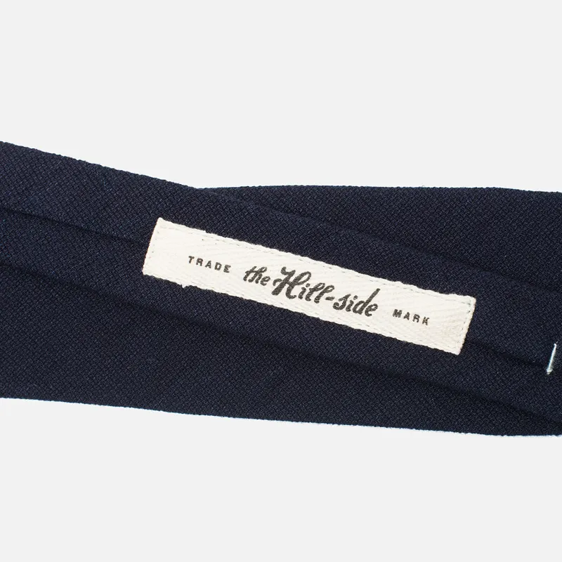 The Hill-Side Мужской галстук Pointed Selvedge Panama Cloth