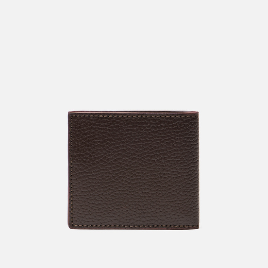 Кошелек Barbour Grain Leather Billfold Dark Brow
