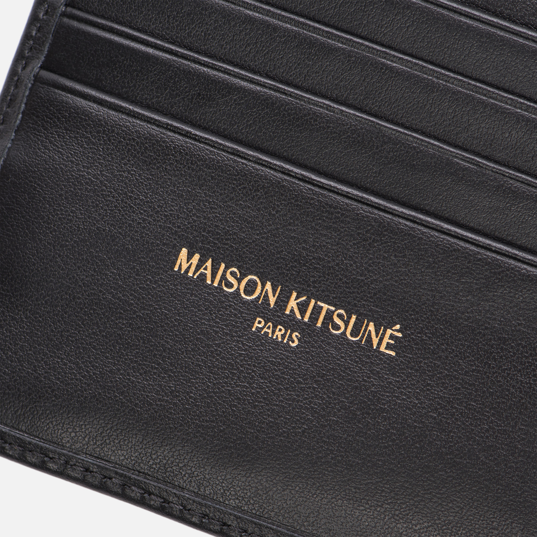 Maison Kitsune Кошелек Tricolor Leather