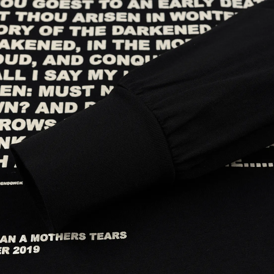 Rick Owens DRKSHDW Мужской лонгслив Level Affliction Print