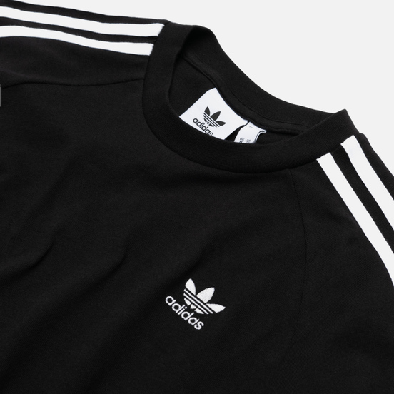 Мужской лонгслив adidas Originals 3-Stripes LS Black