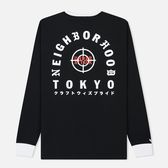 Мужской лонгслив adidas Originals x Neighborhood Logo Tokyo Black
