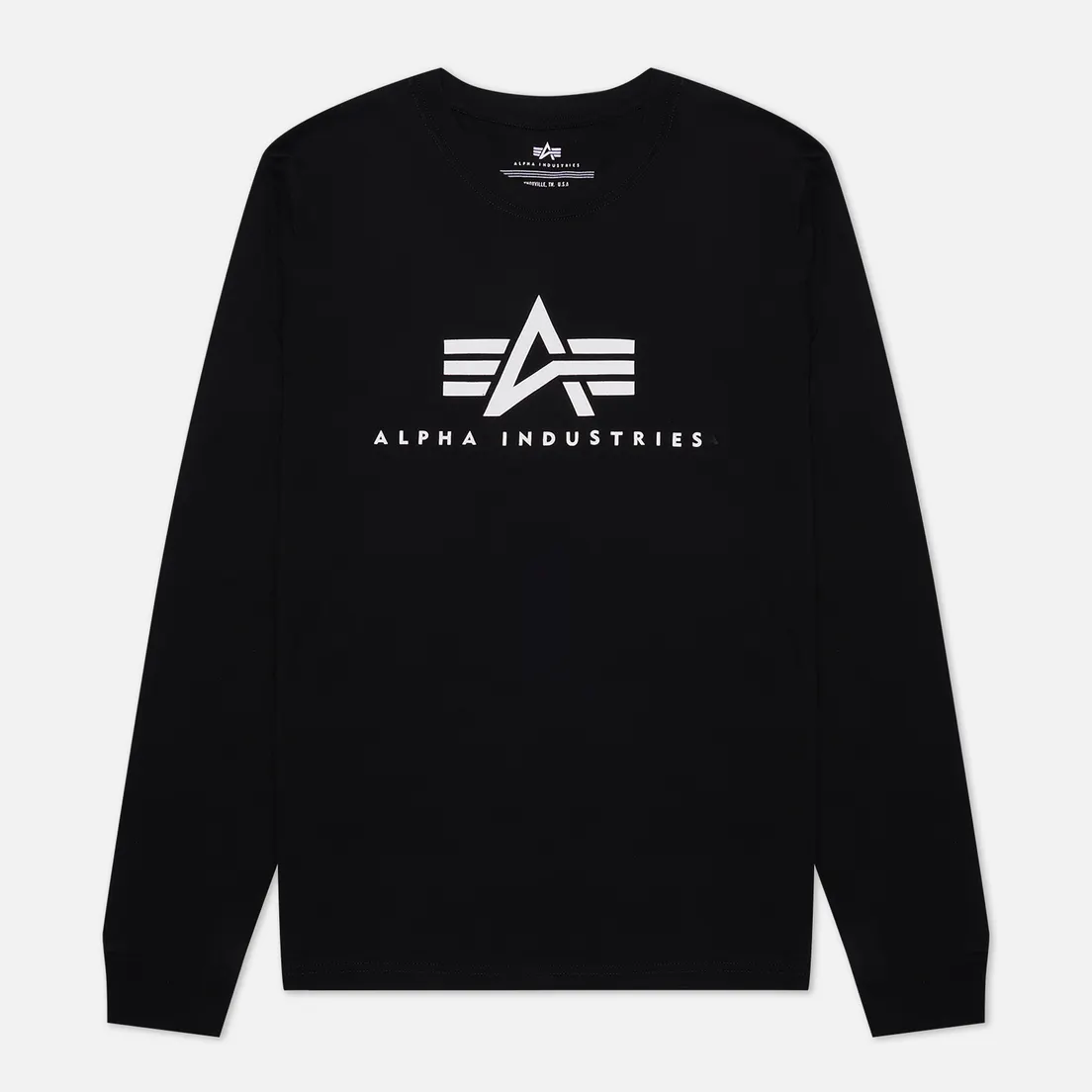 Alpha Industries Мужской лонгслив Basic Logo