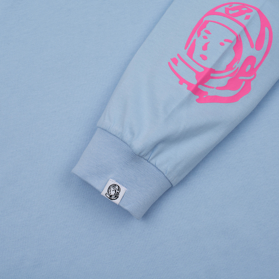 Мужской лонгслив Billionaire Boys Club Helmet Print LS Light Blue/Pink