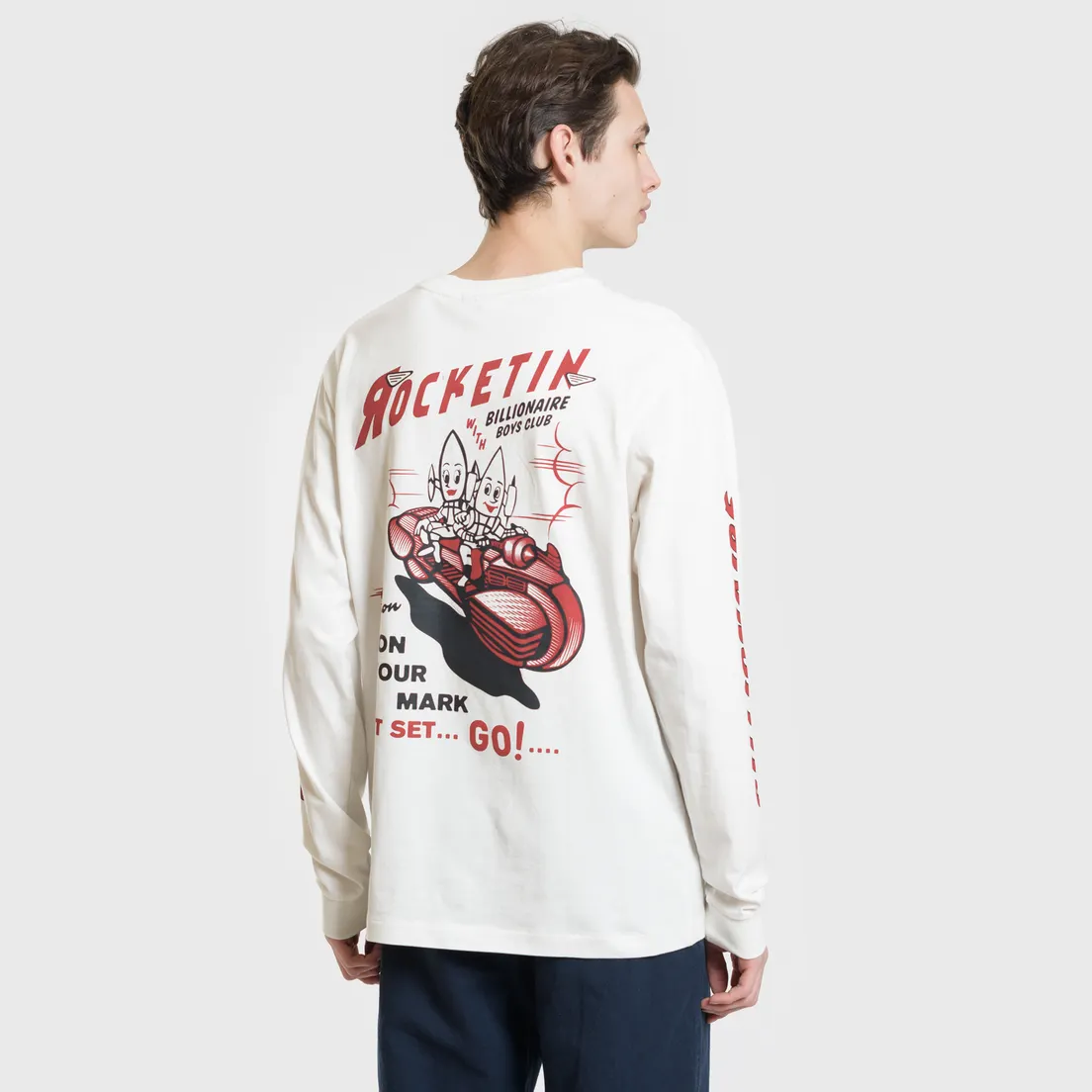 Billionaire Boys Club Мужской лонгслив Rocket Riot
