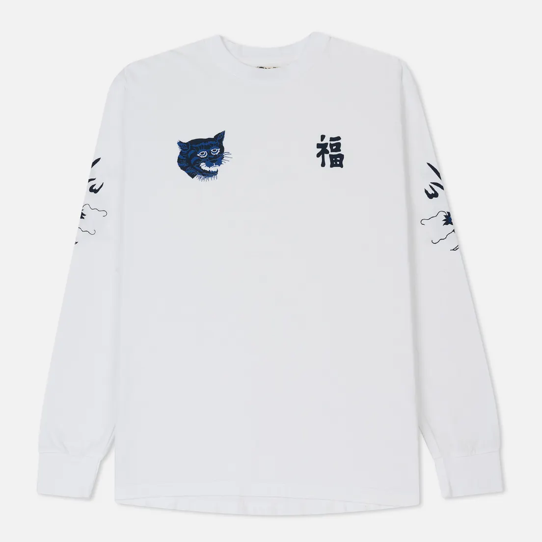 Blue Blue Japan Мужской лонгслив NT910 Fuku-Tora-Ryu