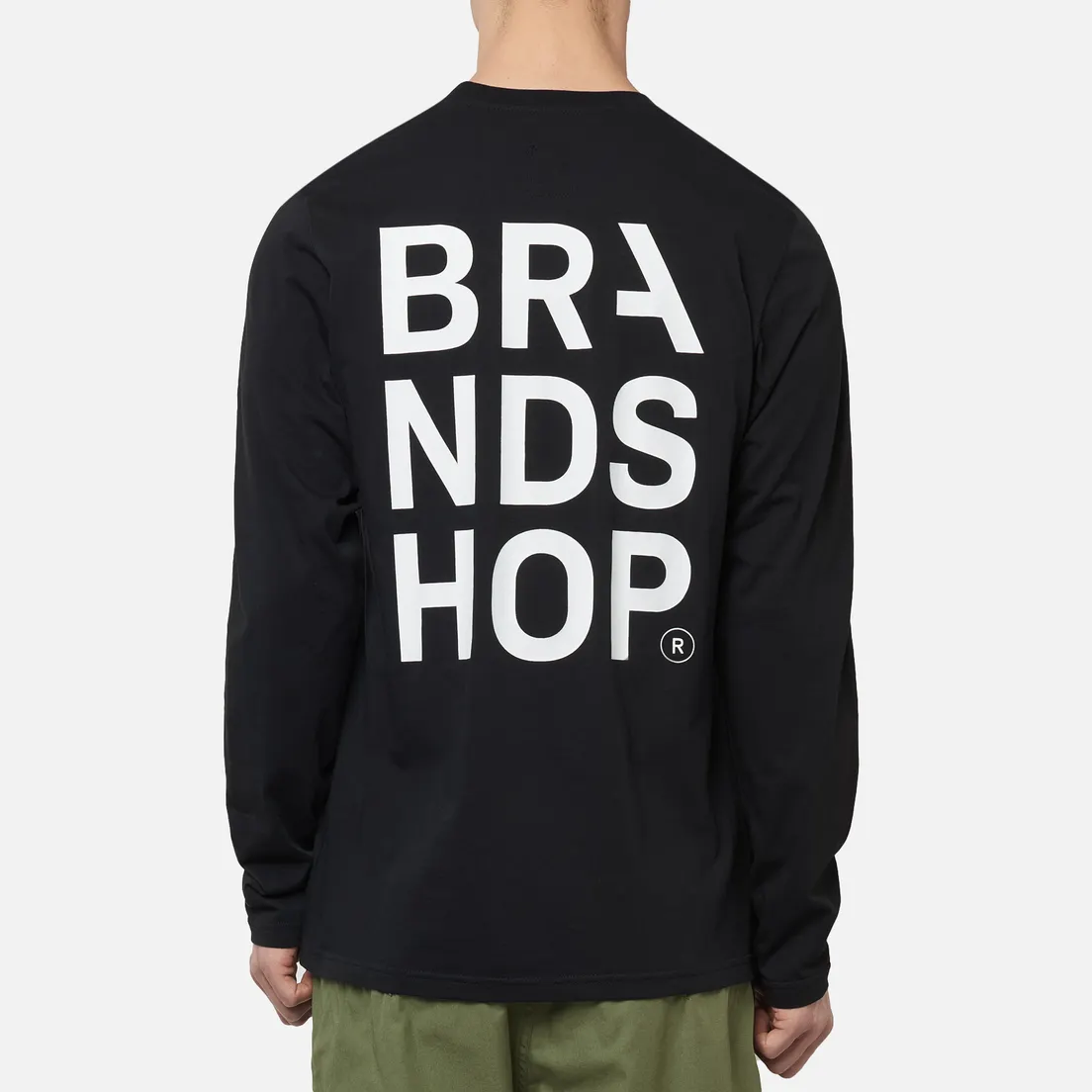 BRANDSHOP Мужской лонгслив Chest And Back Logo