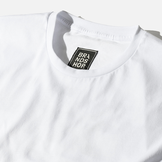 Мужской лонгслив BRANDSHOP Chest And Back Logo White