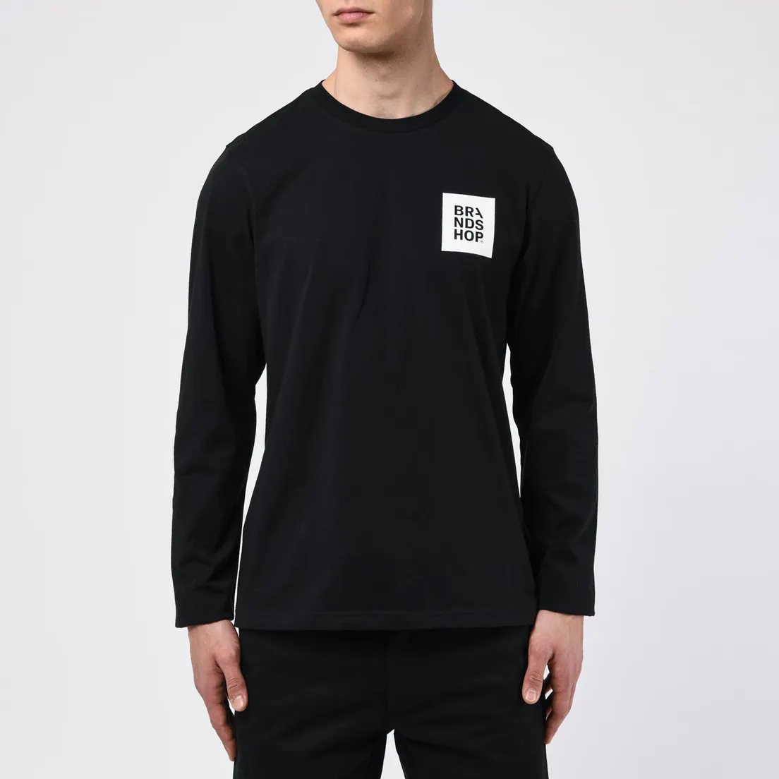 BRANDSHOP Мужской лонгслив Square Logo